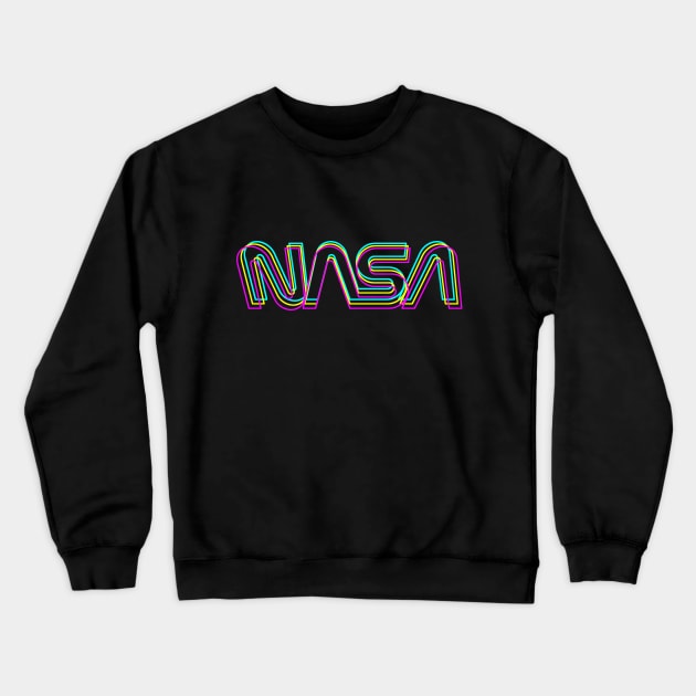 Space Agency Crewneck Sweatshirt by GloopTrekker